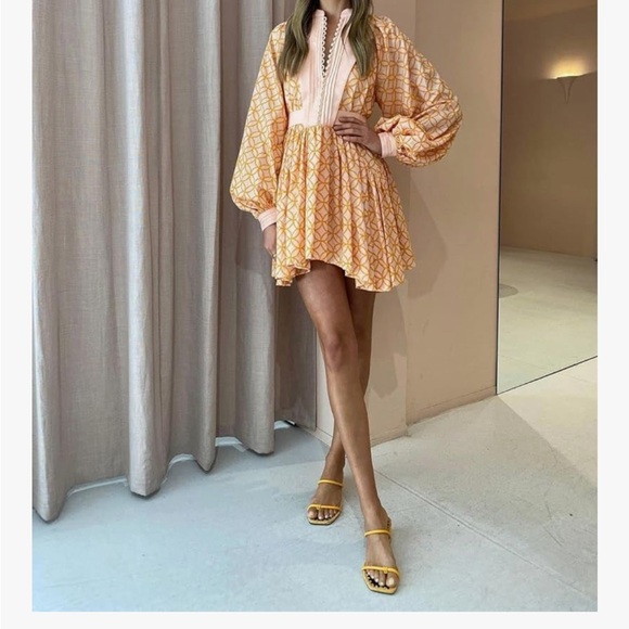 Bohemian Floral Print Button Down Dress - Picture 4 of 8